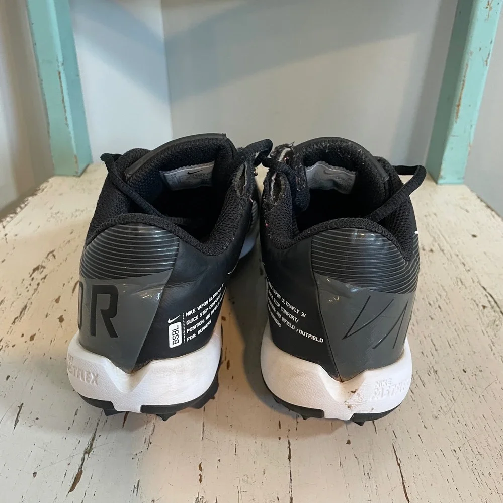 Nike Vapor Ultrafly 3 Keystone Kids Baseball Cleats 6Y Black CZ4984-009 READ - Picture 6 of 10